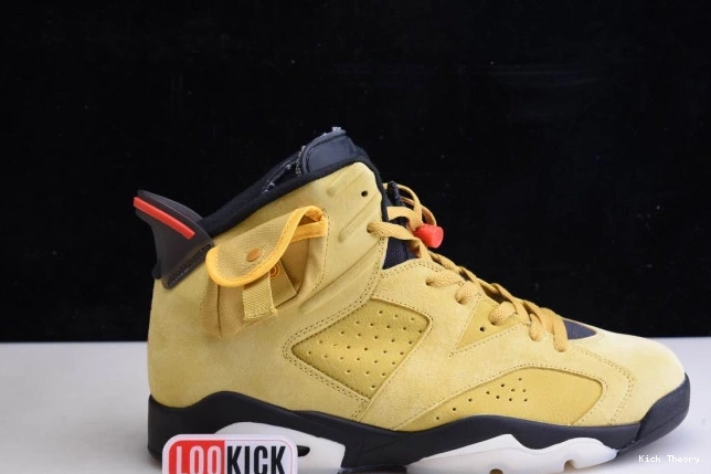 Kick Theory JORDAN 6 CN1084-300 X SCOTT YELLOW AIR TRAVIS 0817